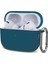 Airpods Pro 2.nesil Kılıf Askılı Mat Silikon Koyu Mavi 1