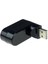180 Derece Döndür USB 2.0 3 Bağlantı Noktası Splitter Hub Adaptörü Siyah (Yurt Dışından) 5