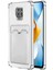Xiaomi Redmi Note 9 Pro Max Card Slot Shock Kılıf Şeffaf 1