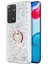 Xiaomi Redmi Note 11 Kılıf Glitter Liquid Holder Gümüş 1