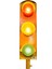 Ø100 Üçlü Multi LED Trafik Lamba MS 8027 24VDC 1