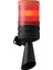 E14 Sabit Ampul 2 Ses Borulu Horn Korna MS 5829 Kırmızı 24VDC 1
