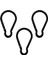 3Parça Alüminyum Snap Hook Carabiner Gurd Şekli Ana Zincir Klipsi Anahtarlık Yürüyüş Siyah (Yurt Dışından) 2