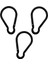 3Parça Alüminyum Snap Hook Carabiner Gurd Şekli Ana Zincir Klipsi Anahtarlık Yürüyüş Siyah (Yurt Dışından) 4