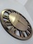 When Roma Bronze Model Bronz Renk 60 Cm Dekoratif Aynalı Duvar Saati 4