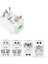 Evrensel Priz-Fiş Çevirici Seyahat Adaptörü 2 USB - Universal Travel Adapter Üniversal Usbli 4