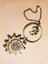 Feng Shui Tibet Spiral Güneş Çiçeği Om Sembol Tılsımı Meditasyon Gümüş Yaşam Enerjisi Gücü 3