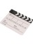 Clapper Clapperboard Tahtası Film Film Aksiyon Sahne Kayrak -Beyaz (Yurt Dışından) 5