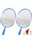 Çocuklar Için Dayanıklı Badminton Raketleri Shuttlecocks Raket Balls Mini Mavi Için (Yurt Dışından) 2