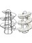 Spiral Raf Organizer Keeper 24 Yumurta Serbest Duran 4