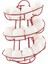 Spiral Raf Organizatör Keeper 24 Yumurta Serbest Duran Kırmızı Kırmızı 18X30.5CM 2