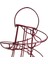 Spiral Raf Organizatör Keeper 24 Yumurta Serbest Duran Kırmızı Kırmızı 18X30.5CM 5