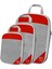 1set Sıkıştırma Paketleme Küpleri Bagaj Organizatör Seyahat Organize Kırmızı Kırmızı 3 Pcs Seçenekleri(Yurt Dışından) 2