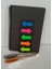 Çilek Home Avm 50 Sayfa Siyah Telli Defter -Beyaz* Gri* Altın* Renk Jel Kalem- 1 Renkli Sticker 2
