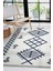 Canvas Rugs Natural Yıkanabilir Kaymaz Taban Modern Desenli Dokuma Kilim 3