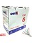 Onli 305MT 24AWG Utp Cat6 Network Kablosu Gri Yerli Üretim 1