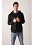 Unisex Fermuarlı Kapüşonlu Sweatshirt 4