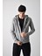 Unisex Fermuarlı Kapüşonlu Sweatshirt 3