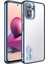 Xiaomi Redmi Note 10S Kılıf Köşeleri Renkli Şeffaf Kamera Korumalı Silikon Luxury Kapak 1