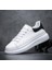 Unisex Siyah Cilt Spor Ayakkabı Sneaker 2