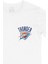 Oklahoma City Thunder Cep Logo Tasarımlı Beyaz Tişört 2