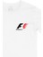 Formula 1 Cep Logo Tasarımlı Beyaz Tişört 2