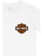 Harley Davidson Cycles Cep Logo Tasarımlı Beyaz Tişört 2
