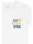 Best Dad Ever Cep Logo Tasarımlı Beyaz Tişört 2