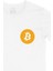 Bitcoin Logolu Cep Logo Tasarımlı Beyaz Tişört 2