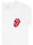 Rolling Stones Cep Logo Tasarımlı Beyaz Tişört 2