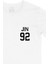 Bts Bangtan Boys Jin 92 Cep Logo Tasarımlı Beyaz Tişört 2