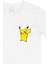 Pikachu Cep Logo Tasarımlı Beyaz Tişört 2