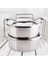 Paslanmaz Çelik 15CM 2li Sefer Tası 1,6 Lt 2 Kişilik Isıtmalı Yemek Taşıma Kabı 800ML X2 %100 Metal 1