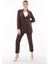 Kahve Blazer Ceket Pantolon Ikili Takım 0106305.05 2