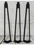 3'lü Dekoratif Metal Firkete Sehpa Ayağı (44 cm Yükseklik) 2