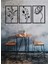 Metal Dekoratif Gelincik Çiçeği Metal Duvar Tablosu 32X45 x 3 Adet Ircr5 3lü Çiçek Tablosu 1
