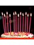 12 Adet Kırmızı Pasta Mumu Kırmızı Doğum Günü Mumu Kırmızı Uzun Mum Kırmızı Ince Mum Kırmızı Mum Church Red Candles 1