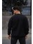 Sweatshirt Siyah Tek Cepli 2