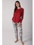 4054 Kadın Kışlık Pijama Takımı 2