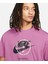 Sportswear Dri Fit Grafikli Mor Bol Kesim Erkek T-Shirt DV1128-507 2