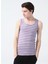 Gri - Mor Erkek Iç Giyim Atlet 100TDNATL007037 2