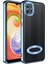 Samsung Galaxy A04 Kılıf Kamera Korumalı Logo Gösteren Şeffaf Kapak 1