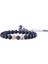 JTAW23DOB1220 Akik Zircon Taşlı Çelik Küre Onyx Doğaltaş Bileklik 1