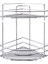 Metal 2 Katlı Banyo Köşe Duş Rafı Düzenleyici 36CM 1