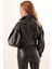 Kadın Ceket BGDRT1031 Deri Spor Crop 5