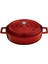 Jasper Lava Trendy Çok Amaçlı 24 Cm Döküm Demir Yayvan Tencere Kırmızı 1