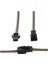 Sanec 2,5mm Jst Sm 3pin Siyah Seyyar Kablolu Konnektör Dişi Erkek Takım 20CM+20CM - 0,50MM 1