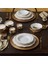 Daisy Rose Wave Shape 24 Parça 6 Kişilik Porselen Yemek Takımı 4