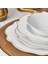 Daisy Gold Wave Shape 24 Parça 6 Kişilik Porselen Yemek Takımı 4
