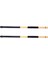 Fırçalar Bambu Drumsticks Deri Saplama 40.5cm Siyah (Yurt Dışından) 2